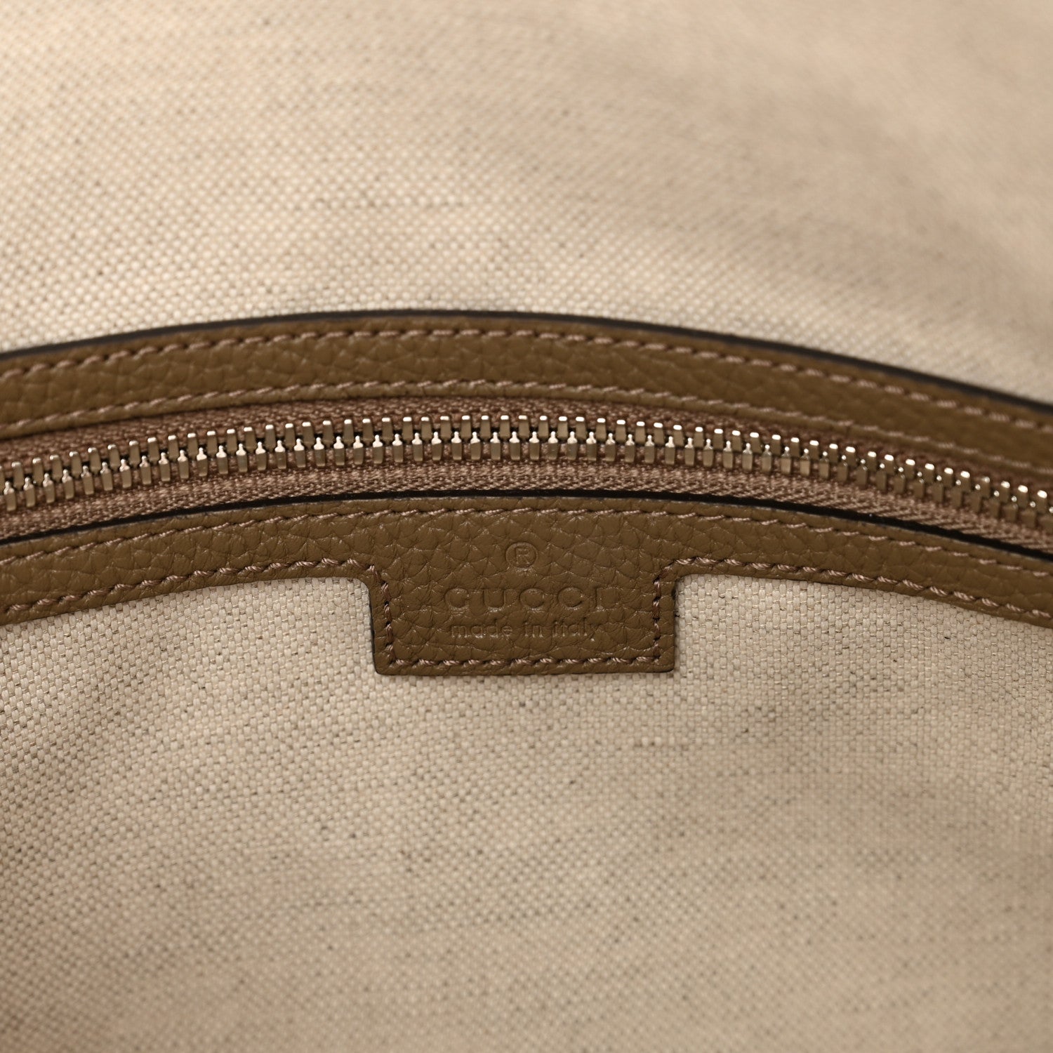Gucci Piuma Calfskin Jumbo GG Embossed Large Duffle Bag Good Taupe 6 of 8