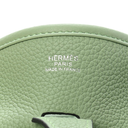 Hermes Taurillon Clemence Evelyne III GM Vert Criquet 6 of 9