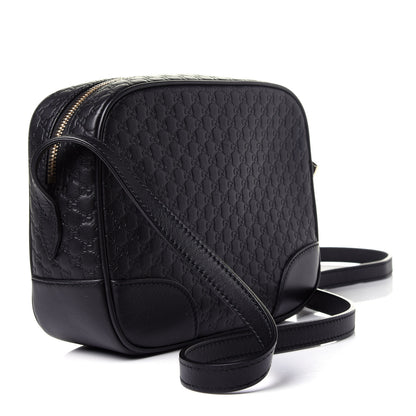 Gucci Microguccissima Mini Bree Messenger Bag Black 3 of 10