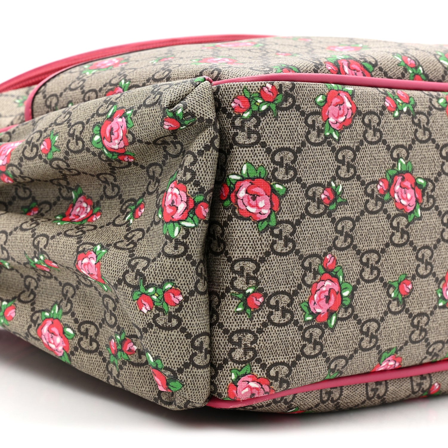 Gucci GG Supreme Monogram Rose Bud Diaper Bag Pink 11 of 16
