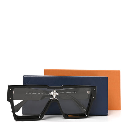 Louis Vuitton Acetate Swarovski Crystal Cyclone Sunglasses Z1790W Black 7 of 7