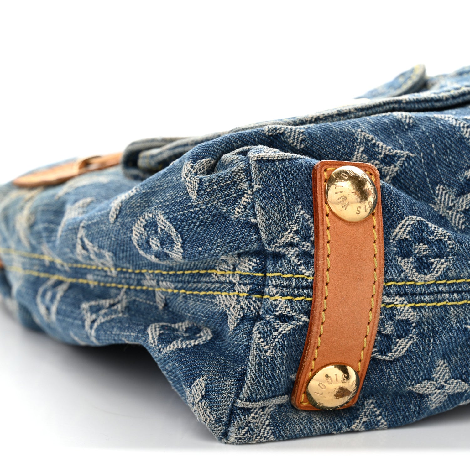 Louis Vuitton デニム Louis Vuitton Monogram Denim Baggy PM Blue 1841158 – FASHIONPHILE