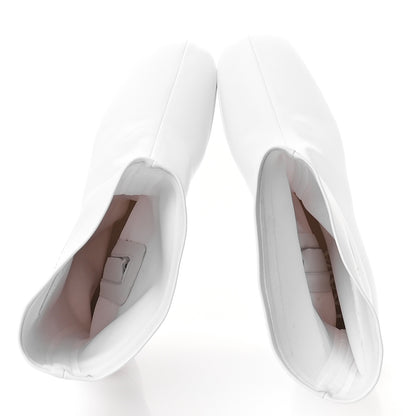 Prada Nappa Tech Logo 70mm Platform Boots 38.5 White 2 of 9