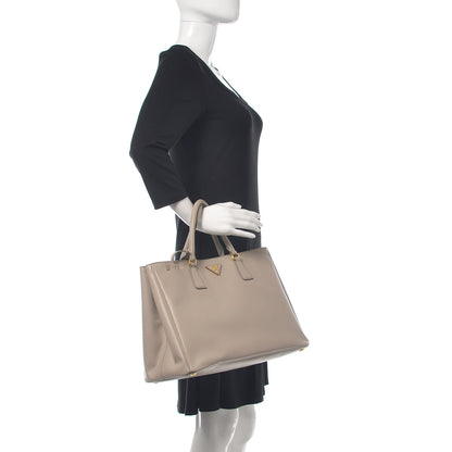 Prada Saffiano Lux Large Tote Pomice 2 of 18