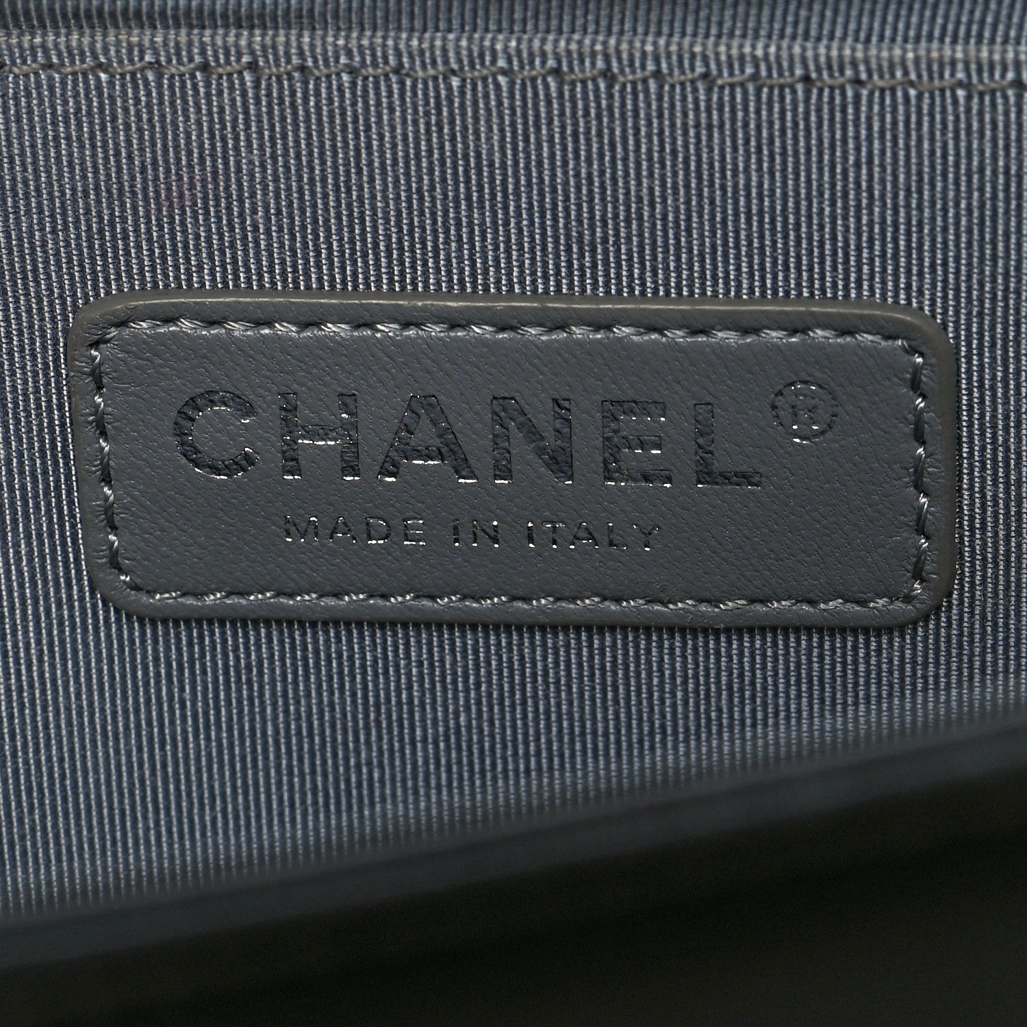 Chanel Calfskin Chevron Quilted Medium Boy Flap Black 5 of 10