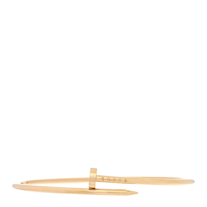 Cartier 18K Yellow Gold Small Juste Un Clou Bracelet 19 1 of 3