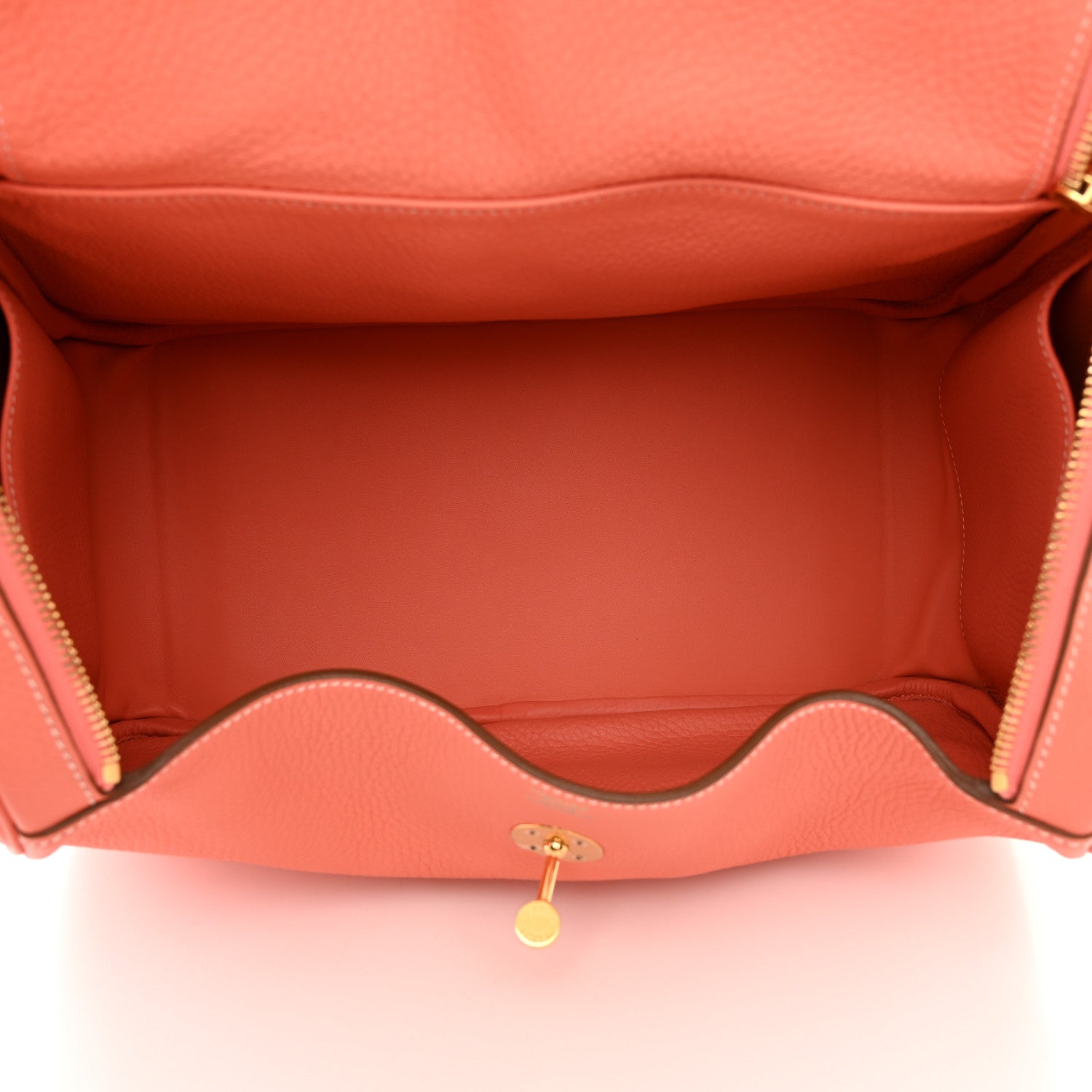 Hermes Taurillon Clemence Lindy 34 Crevette 5 of 10