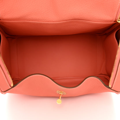 Hermes Taurillon Clemence Lindy 34 Crevette 5 of 10
