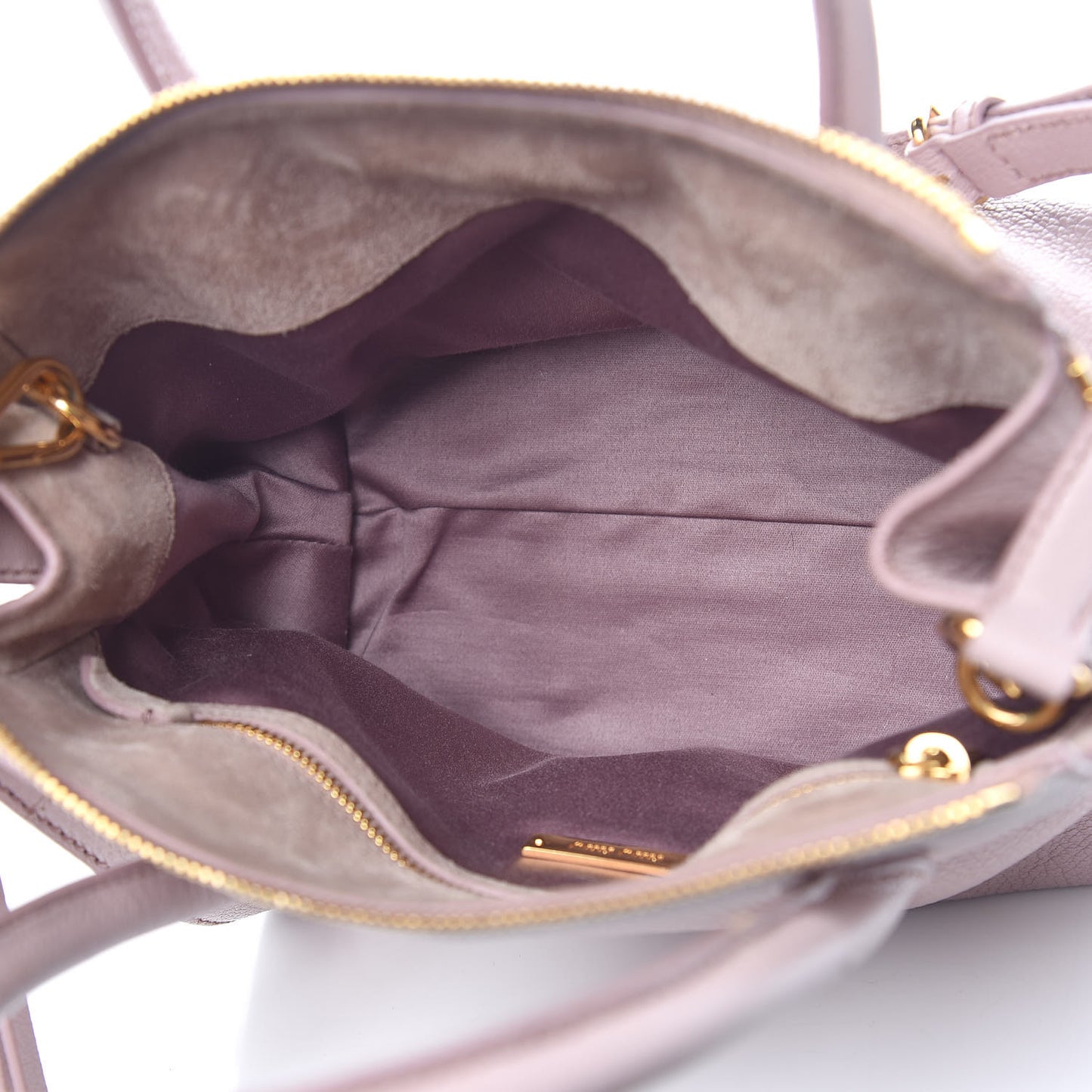 Goatskin Madras Top Handle Tote Mughetto