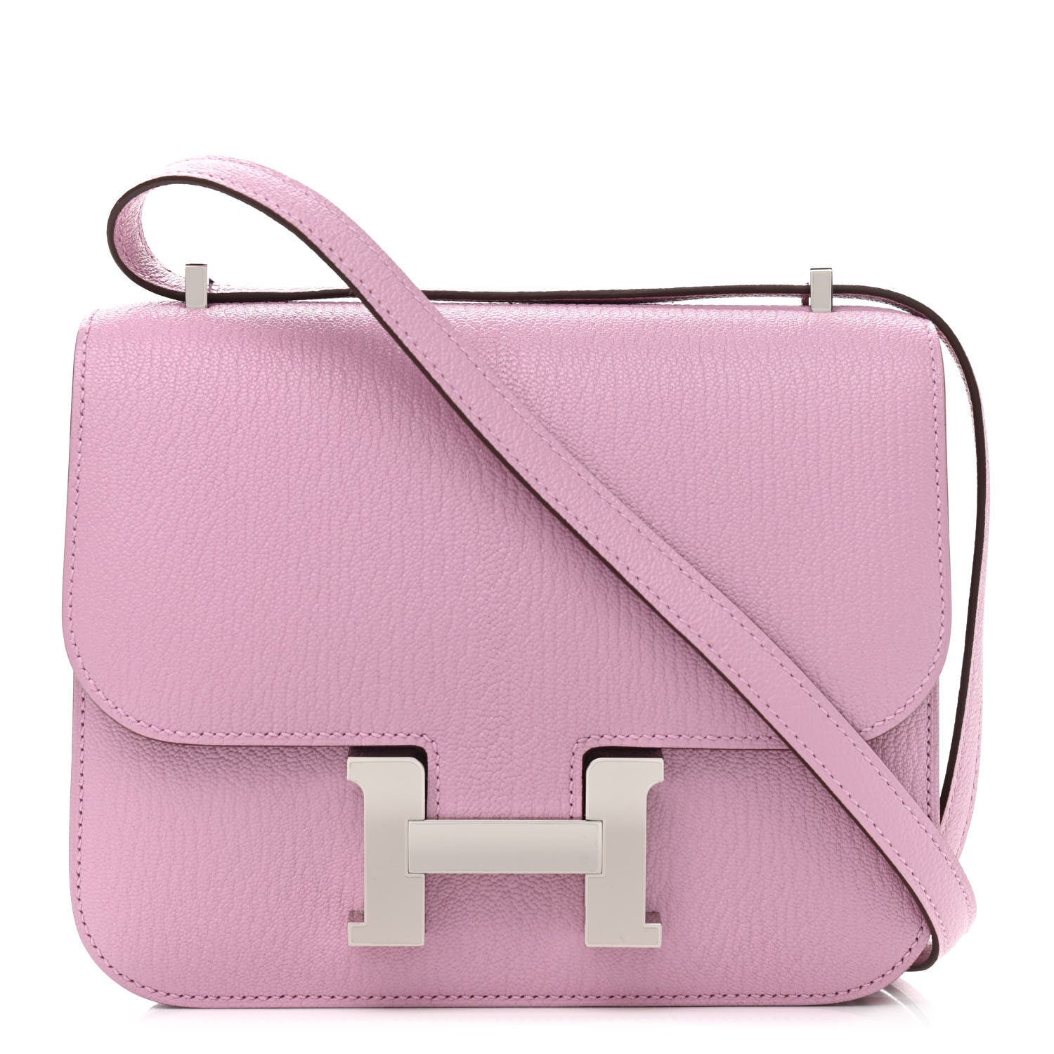 Hermes Chevre Mysore Verso Constance 18 Mauve Sylvestre Rouge Exotique 1 of 11