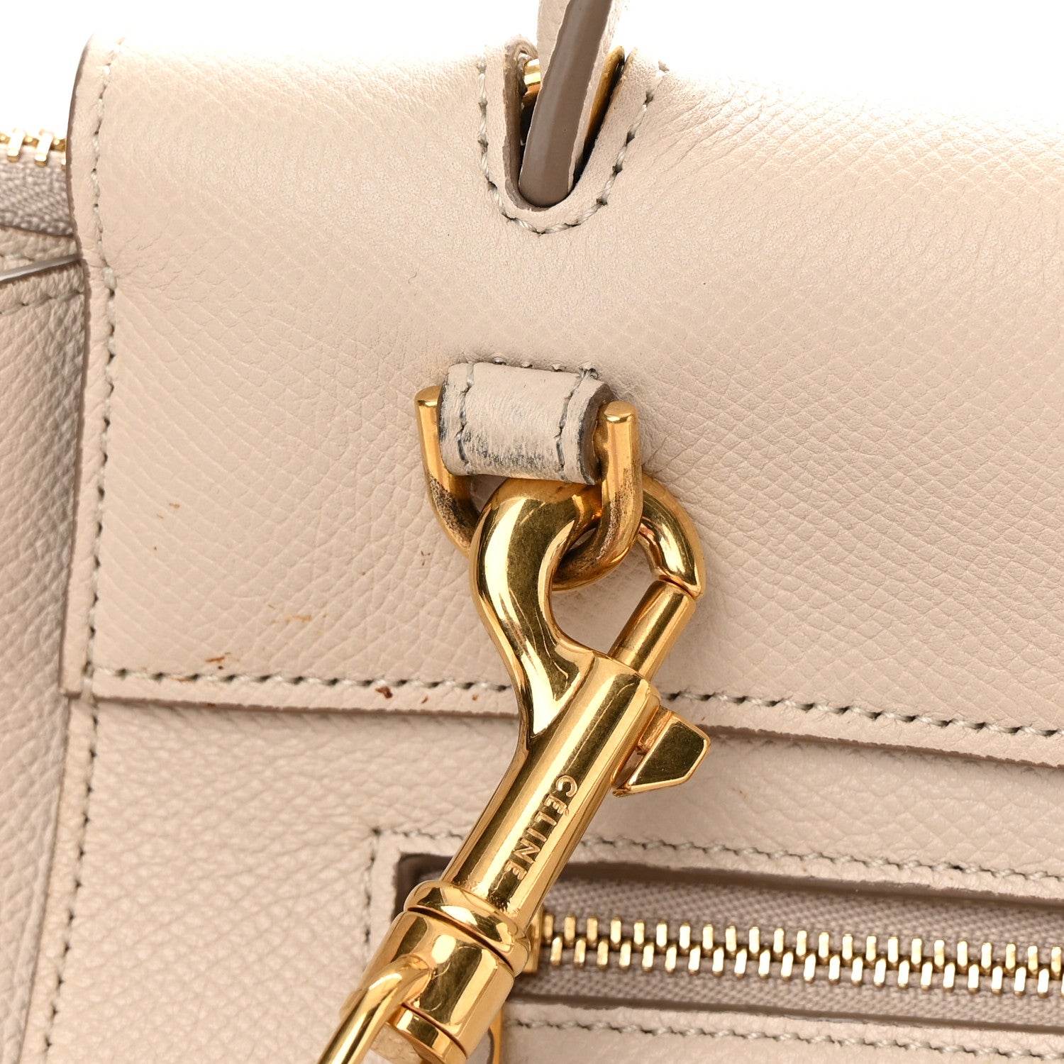 Celine Grained Calfskin Micro Belt Bag Light Taupe 15 of 17