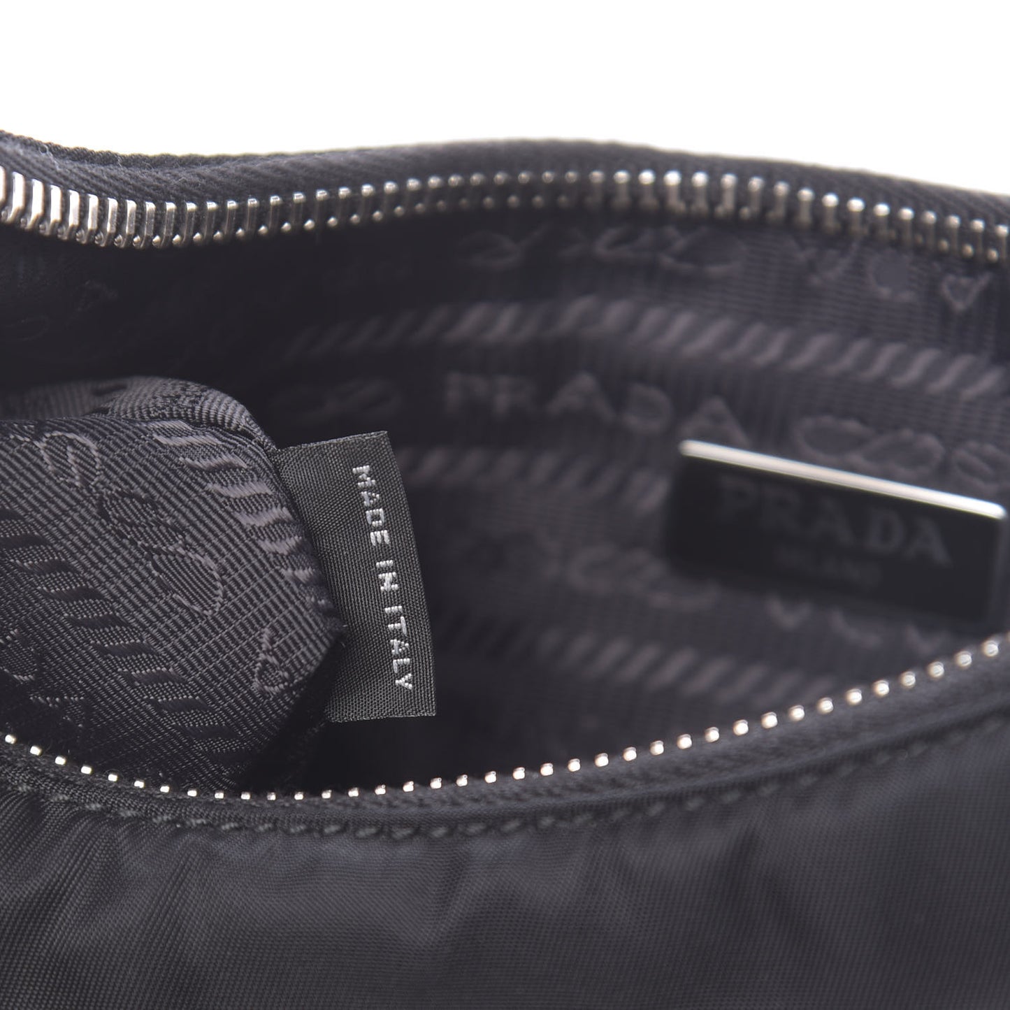 Tessuto Nylon Mini Re-Edition 2000 Bag Black