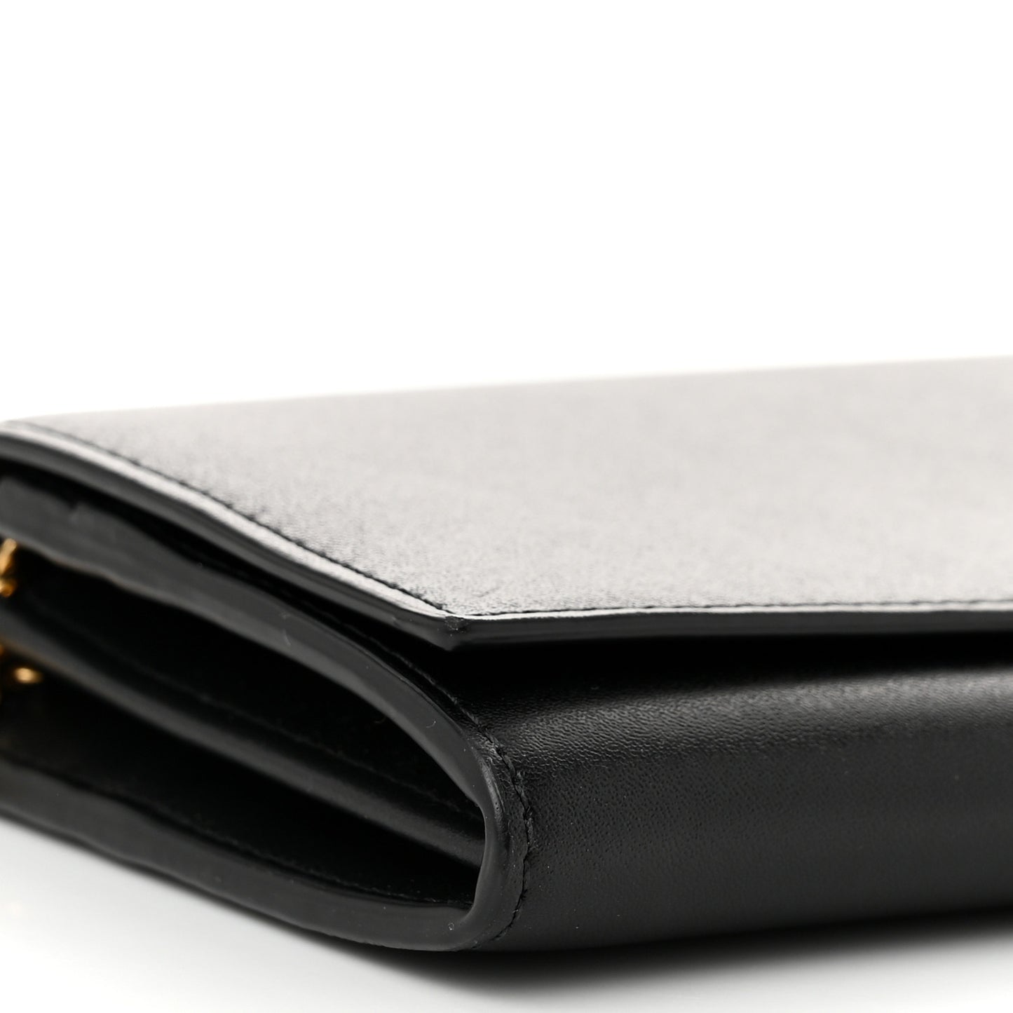 Vitello Liberty Century Lucido By The Way Continental Wallet On Chain Black