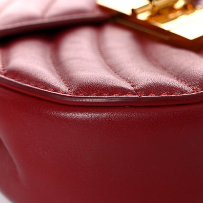 Chloe Calfskin Quilted Mini Drew Bijou Shoulder Bag Red 9 of 22
