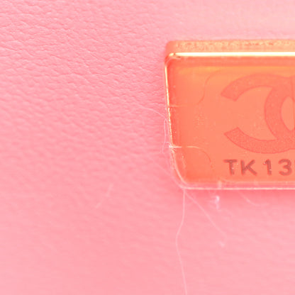 Chanel Lambskin Quilted CC In Love Heart Bag Pink 7 of 11