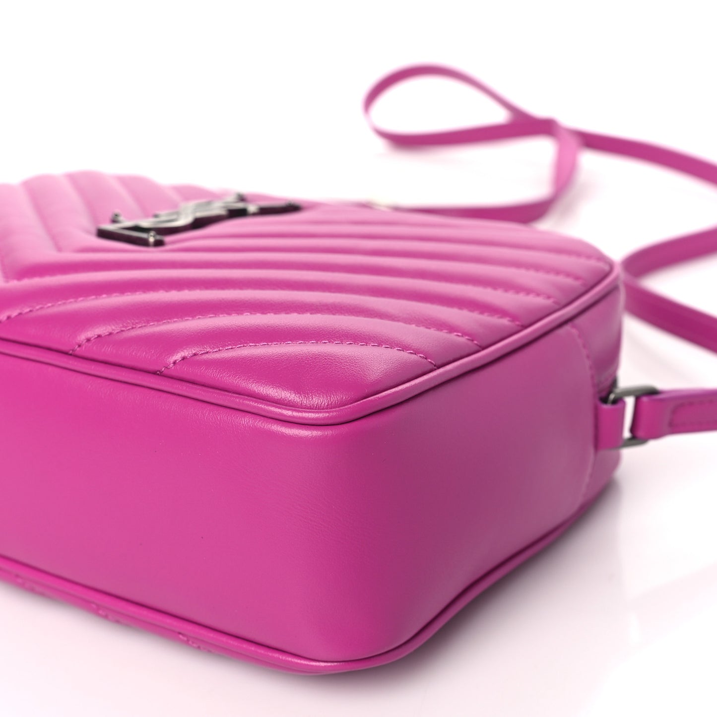 Calfskin Matelasse Monogram Lou Camera Bag Electric Fuchsia