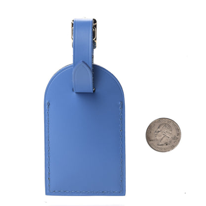 Louis Vuitton Calfskin Luggage Tag Blue 2 of 4