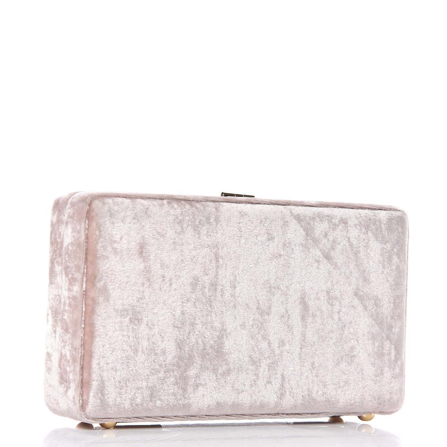 Dolce & Gabbana Velvet Crystal Floral Dolce Box Clutch Pink 3 of 8