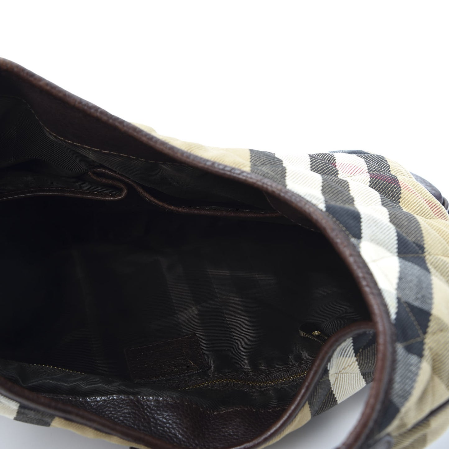 House Check Quilted Brook Hobo Chocolate