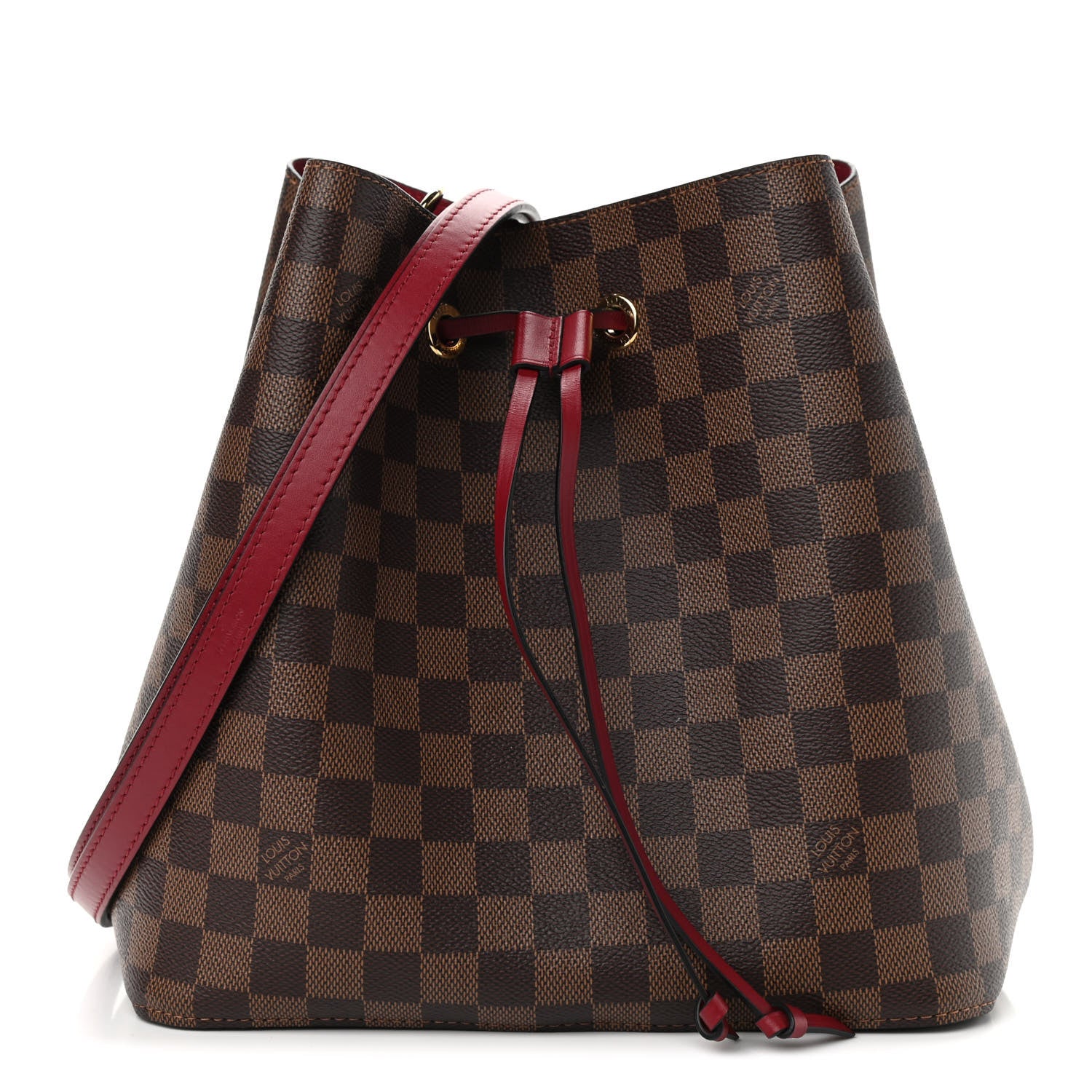 Louis Vuitton Damier Ebene Neonoe MM Cherry Berry 1 of 8