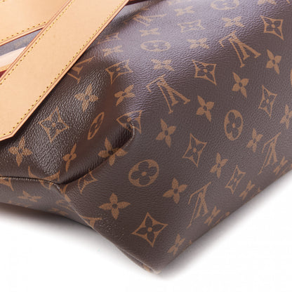 Louis Vuitton Monogram Flower Zipped Tote PM Beige 5 of 8