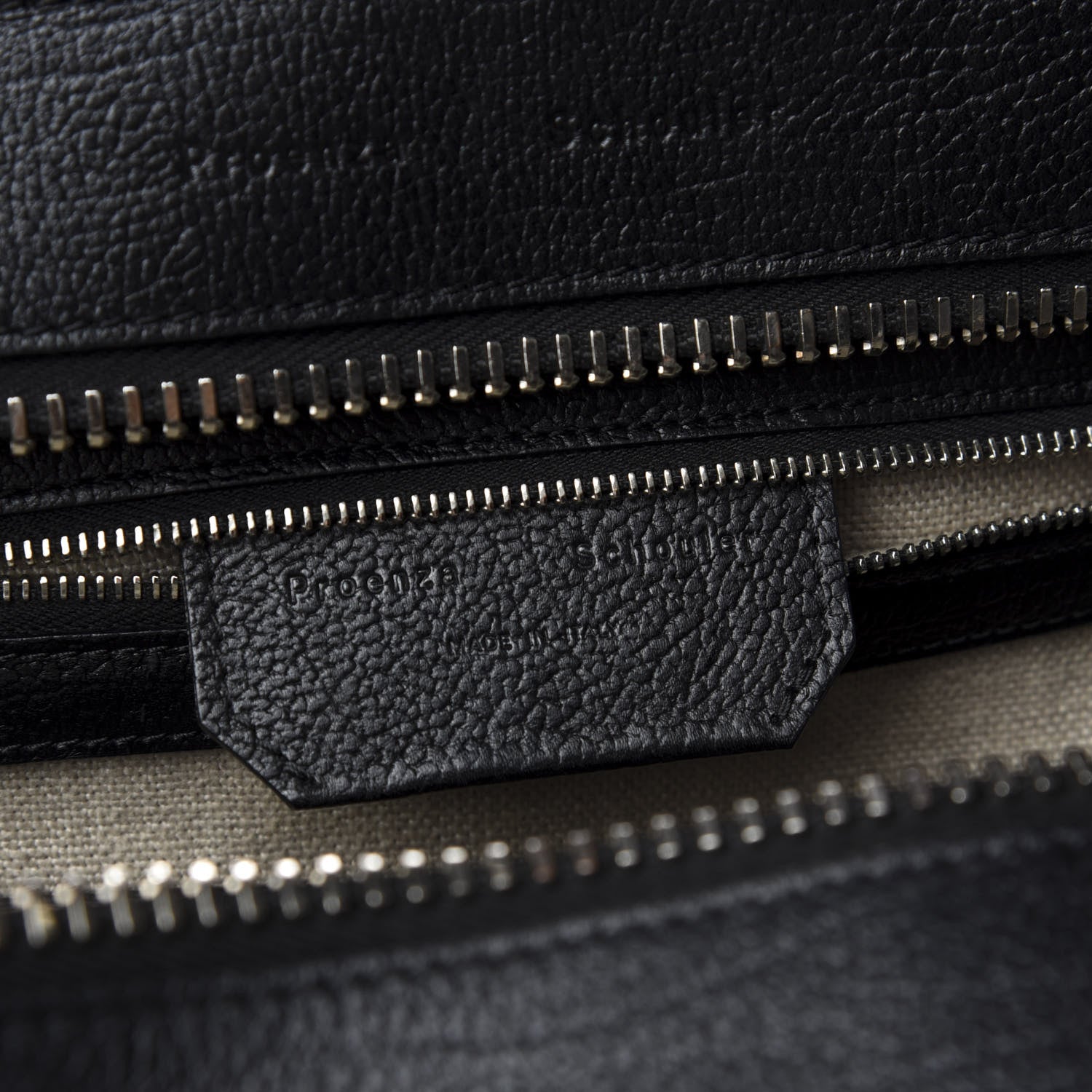 Proenza Schouler Vacchetta Calfskin Small PS13 Satchel Black 6 of 9