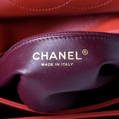 Chanel Lambskin Quilted Small Trendy CC Flap Dual Handle Bag Red 7 of 11