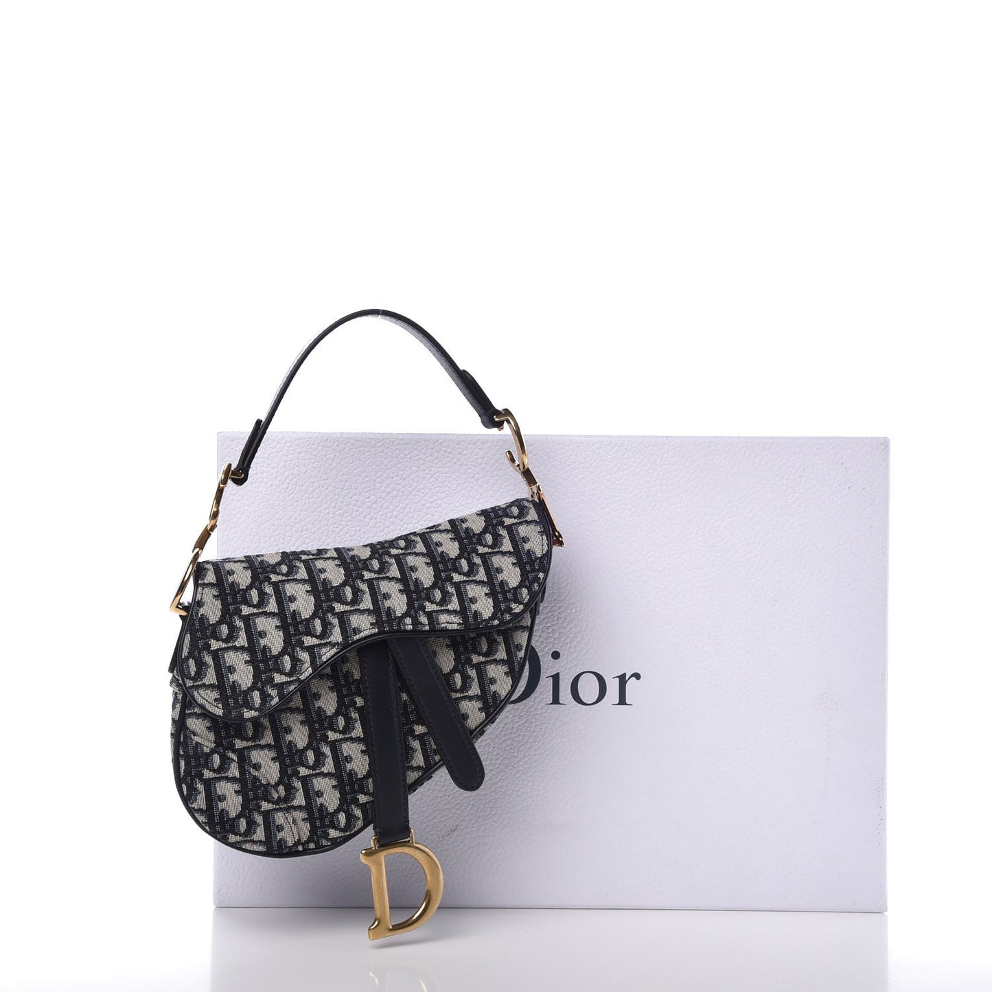 Oblique Mini Saddle Bag Blue