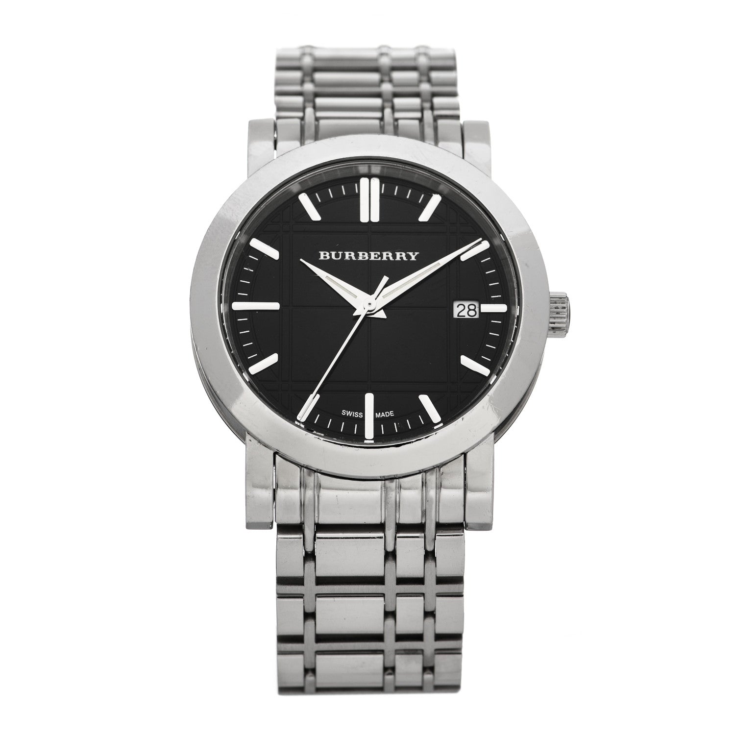 Burberry Stainless Steel 38mm Heritage Quartz Watch Black BU1364 1 of 4