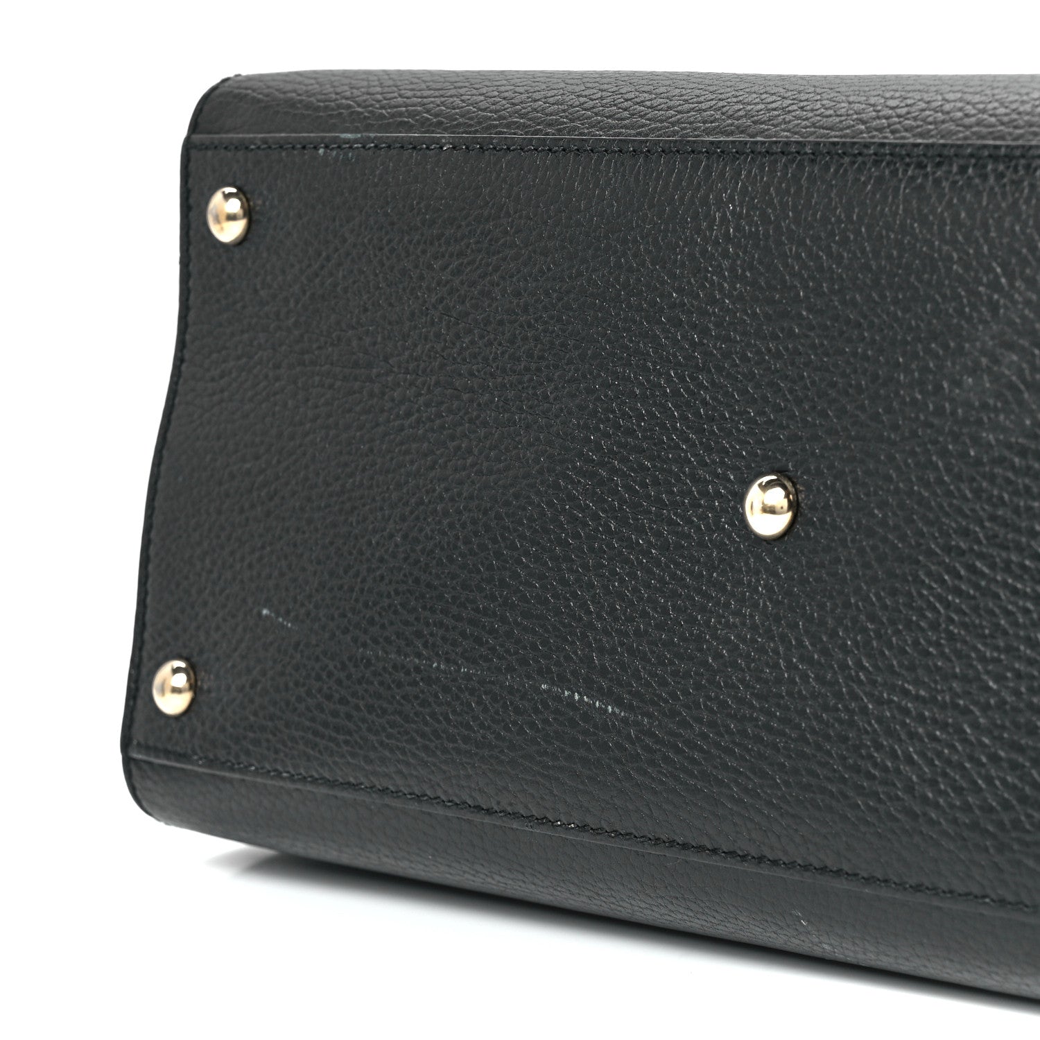Gucci Dollar Calfskin Large Soho Top Handle Satchel Black 12 of 13