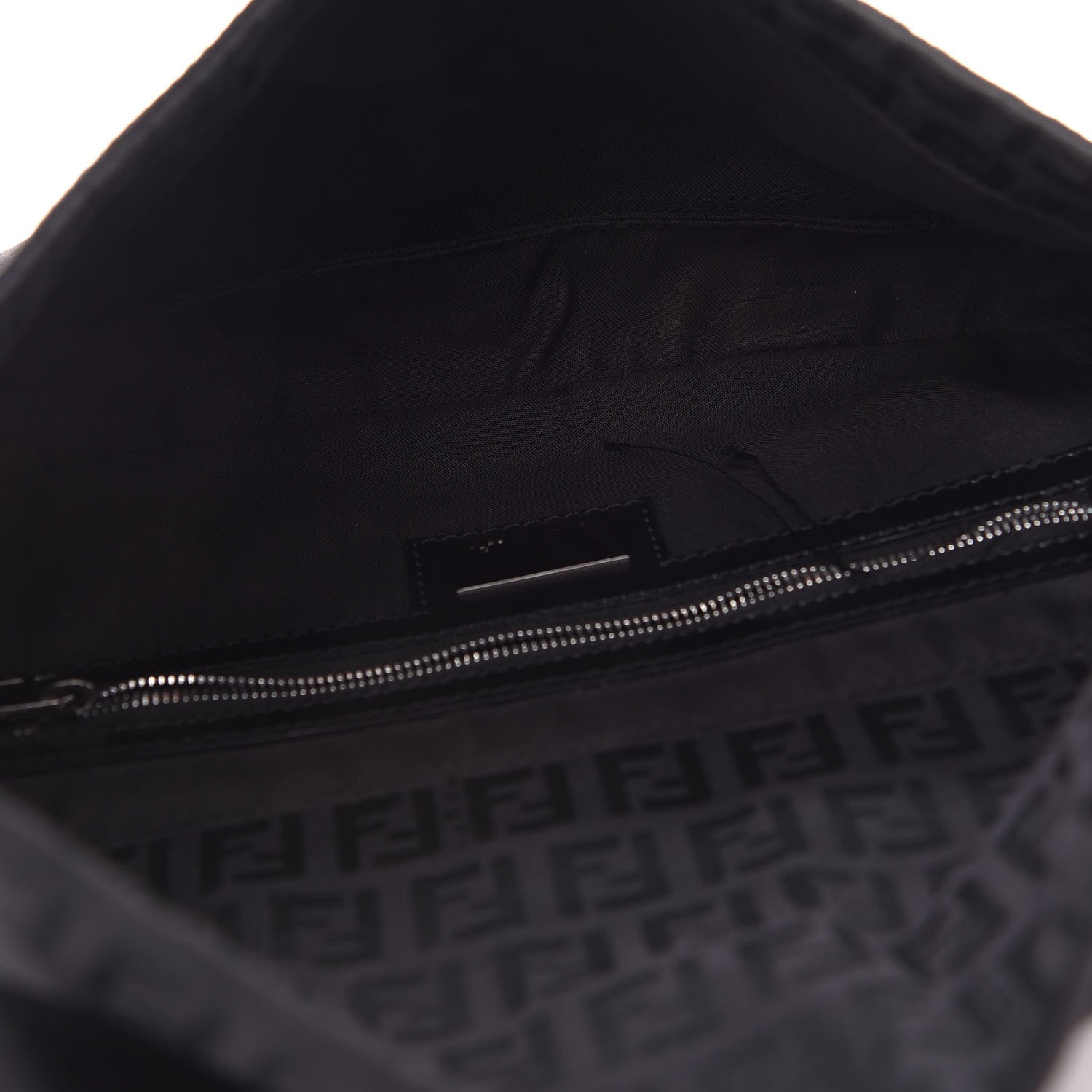 Fendi Zucchino Baguette Black 4 of 10