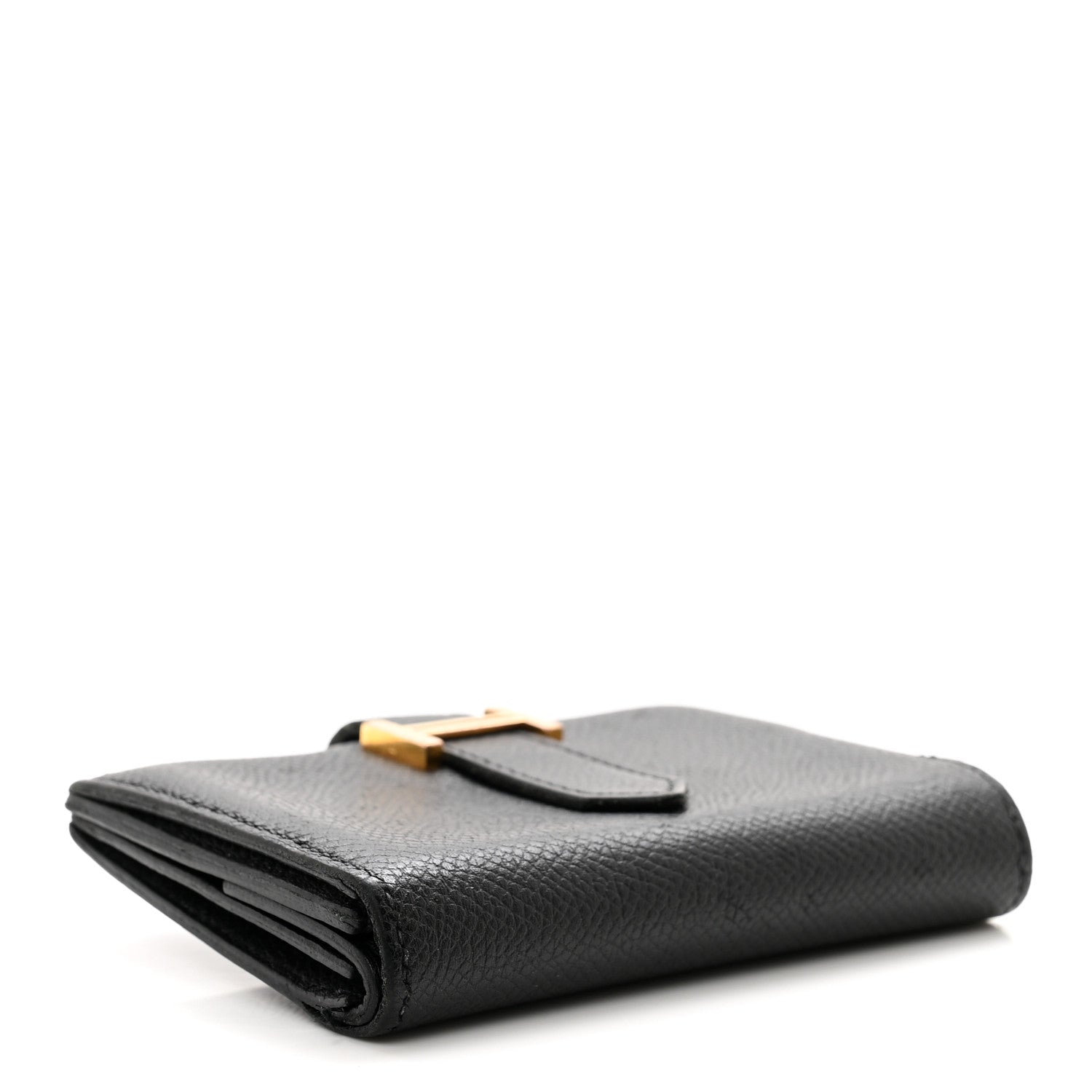 Hermes Epsom Mini Bearn Wallet Black 4 of 7