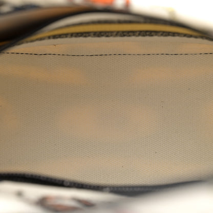 Christian Dior Canvas Pixel Zodiac Embroidered Medium Lady D-Lite Ecru Multicolor 5 of 14