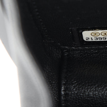 Chanel Plexiglass Compact Box Clutch Black Ivory 6 of 11