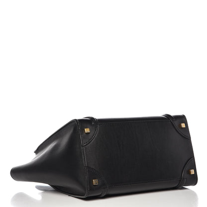 Celine Smooth Calfskin Mini Luggage Black 3 of 16