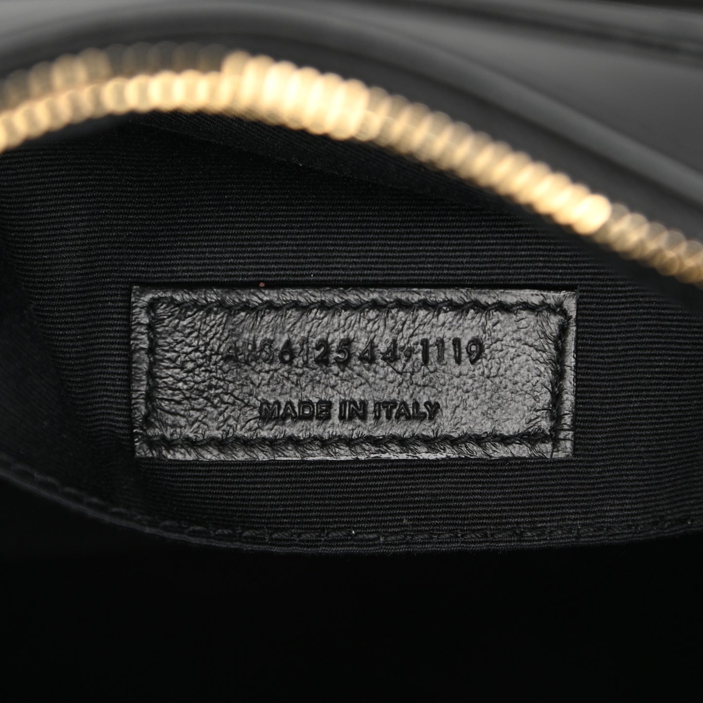 Calfskin Matelasse Monogram Lou Camera Bag Black