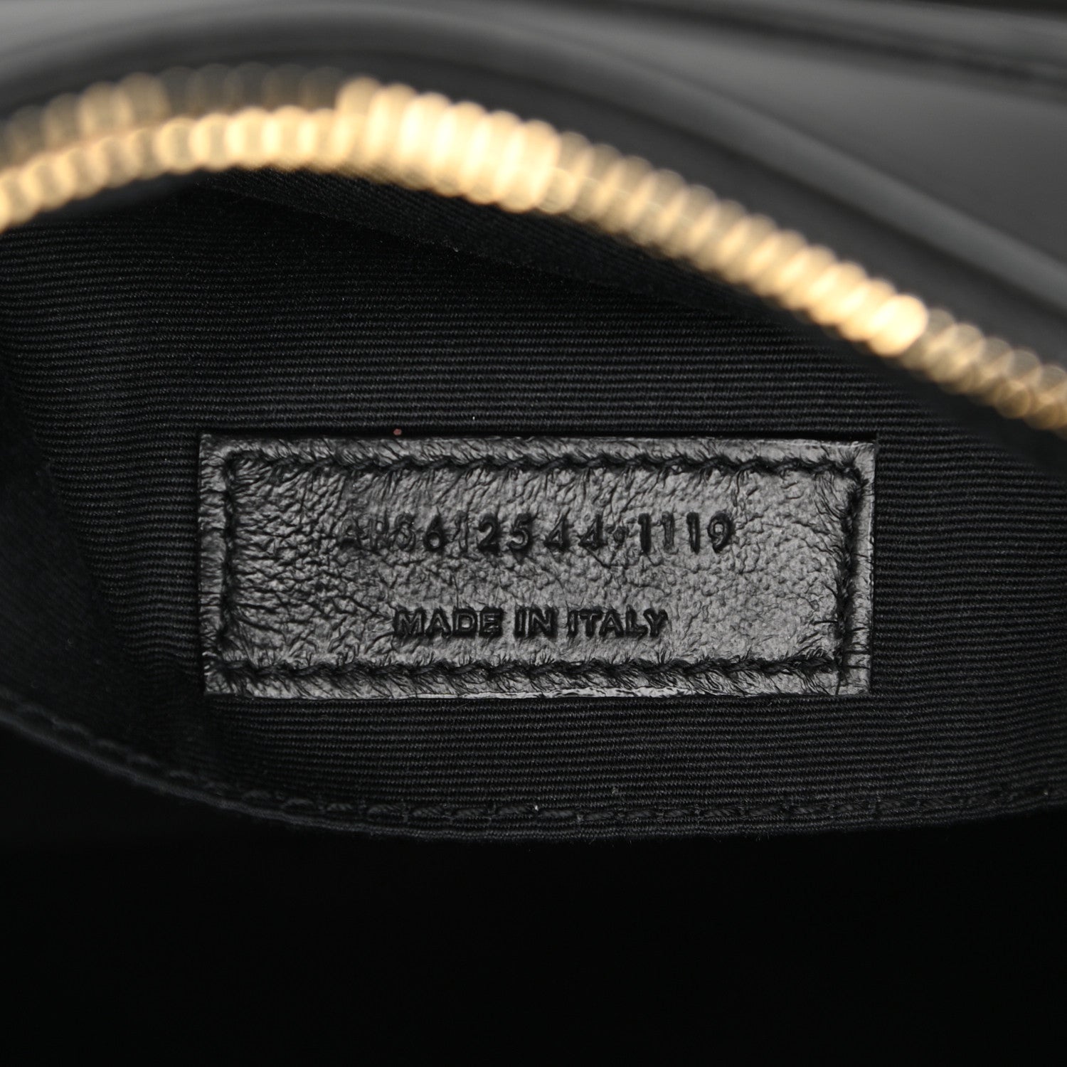 Saint Laurent Calfskin Matelasse Monogram Lou Camera Bag Black 7 of 10
