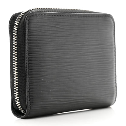 Louis Vuitton Epi Zippy Coin Purse Black 3 of 6