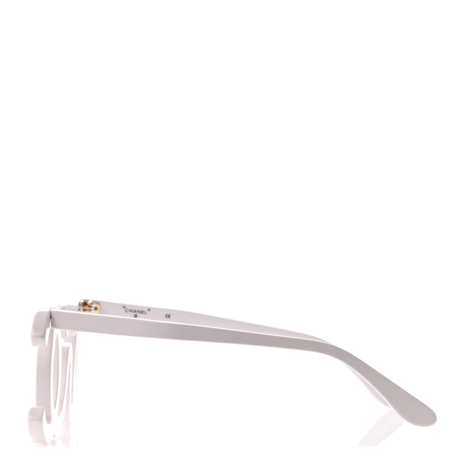 Chanel CC Logo Sunglasses White 3 of 4