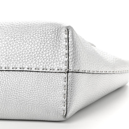 Fendi Cuoio Romano Lux Selleria Carla Shopping Tote Argento 10 of 12