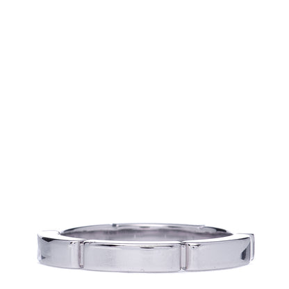 Cartier 18K White Gold 2.5mm Maillon Panthere Wedding Band Ring 47 4 3 of 6