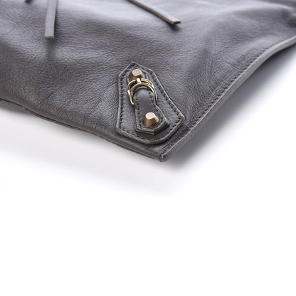Balenciaga Calfskin Papier Neo Crossbody Grey 6 of 9