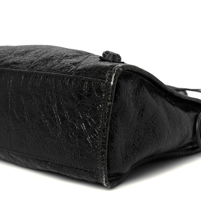 Balenciaga Agneau Arena Classic Hardware Small Le City Black 10 of 10