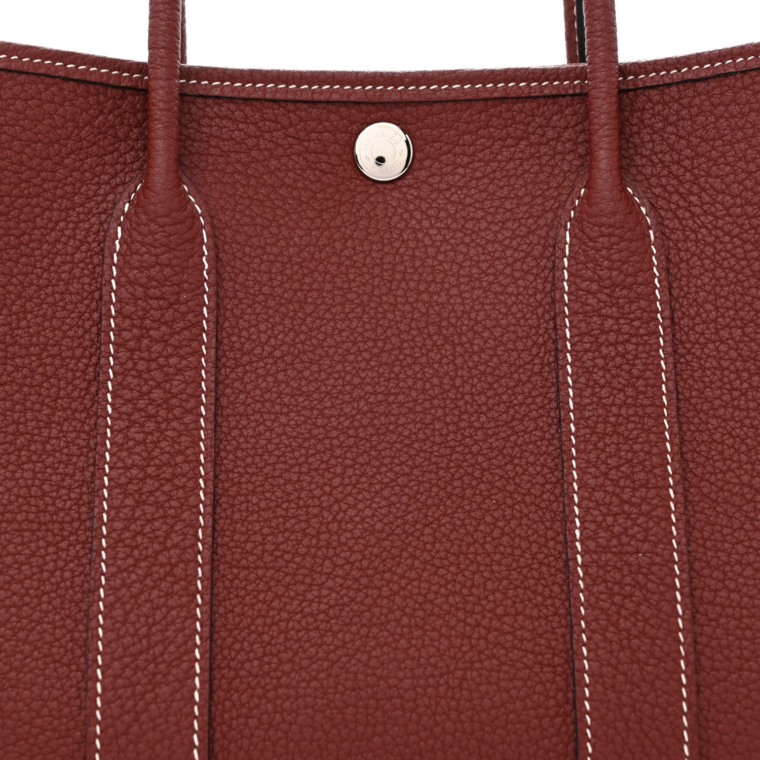 Hermes Negonda Garden Party Tote 30 TPM Rouge H 8 of 10