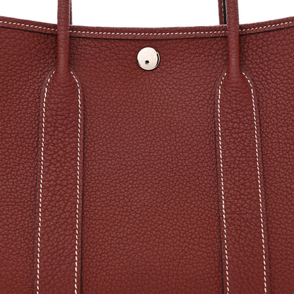 Hermes Negonda Garden Party Tote 30 TPM Rouge H 8 of 10