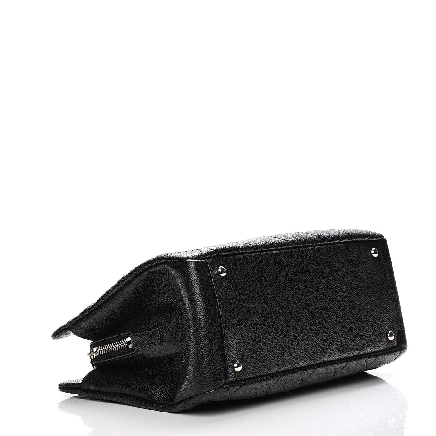 Chanel Caviar CC Timeless Tote Black 4 of 7