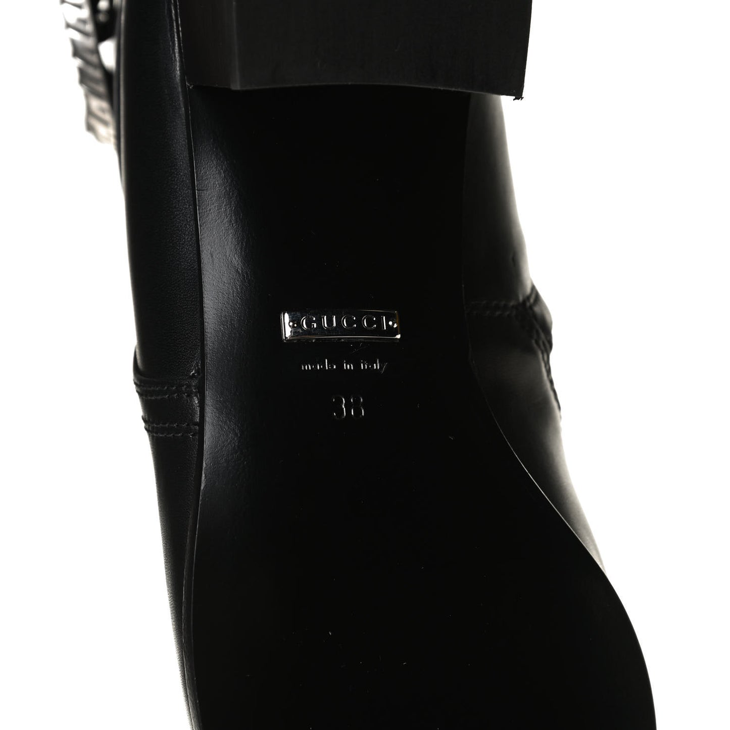 Calfskin Dionysus Elizabeth Ankle Boots 38 Black