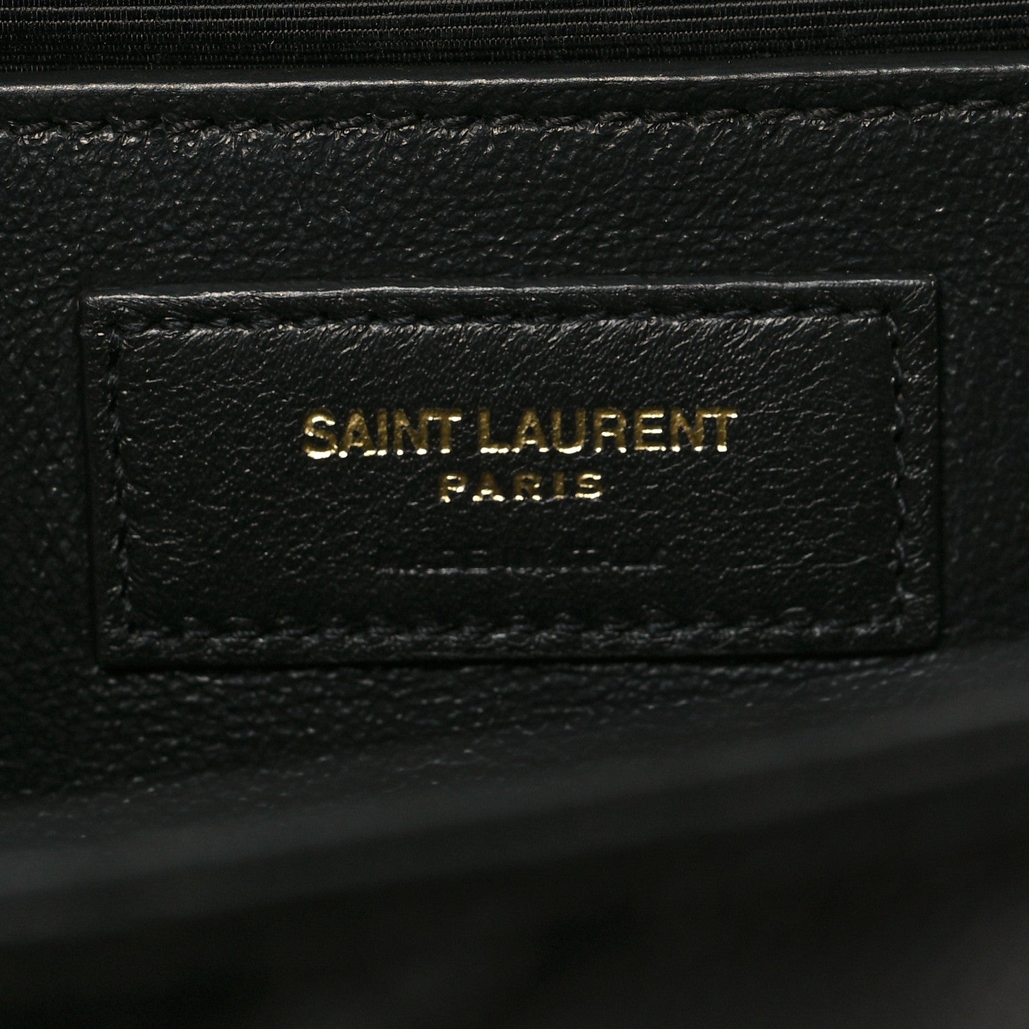 Saint Laurent Grain De Poudre Textured Mixed Matelasse Triquilt Medium Monogram Satchel Black 6 of 10