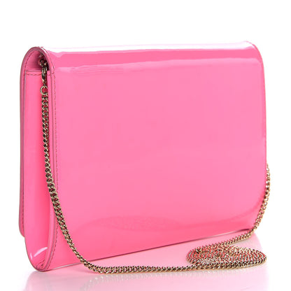Versace Patent Palazzo Medusa Chain Evening Bag Pink 3 of 15