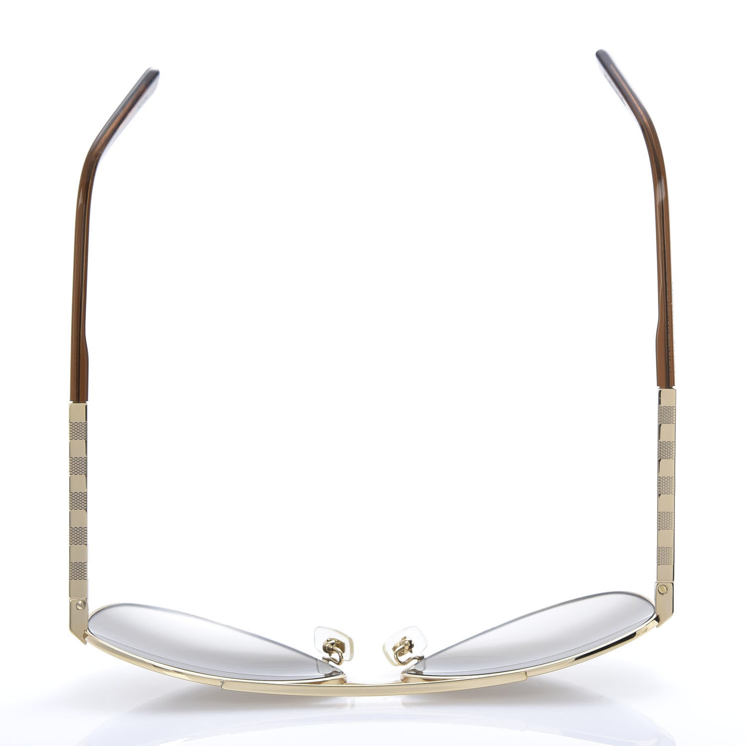 Louis Vuitton Metal Attitude Pilote Sunglasses Z0339U Gold 665354